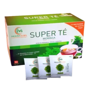 Super té MORINGA limpia, desintoxica y desinflama, caja por 30 sobres de 24 gramos